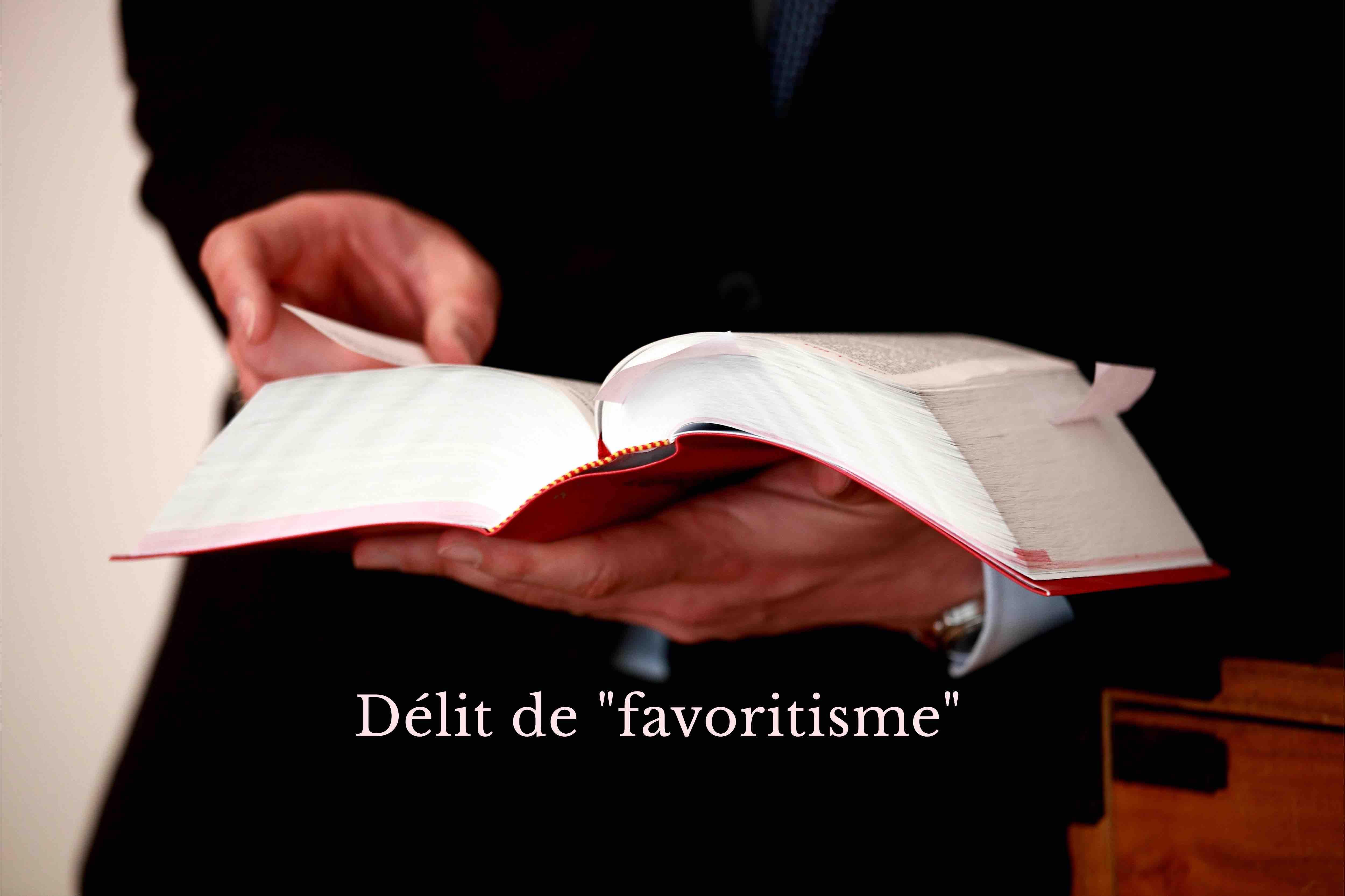 délit favoritisme