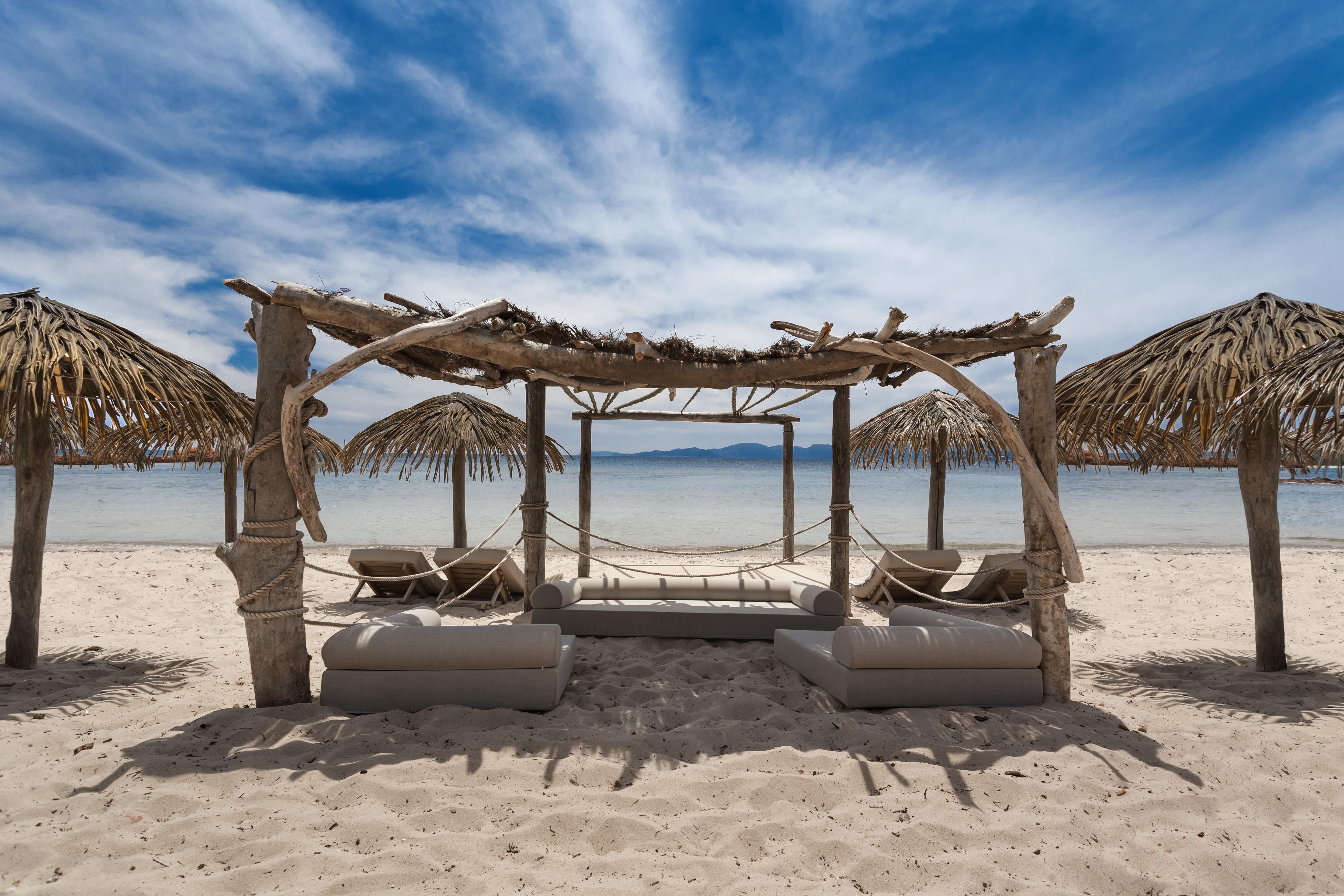concession de plage paillote mer littoral