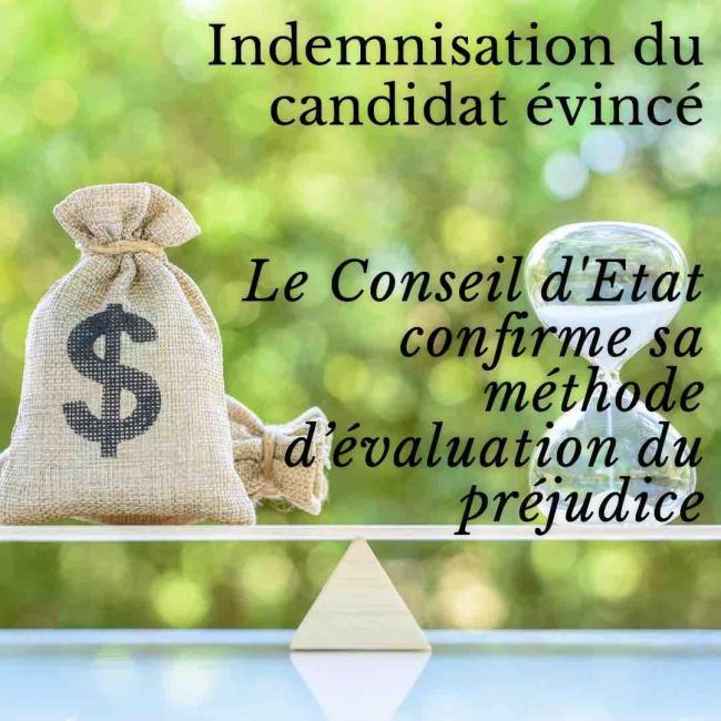indemnisation candidat évaluation préjudice